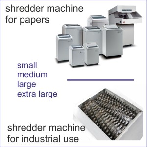 Commercial shredder