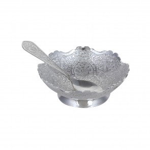 decorative silver plated bowl