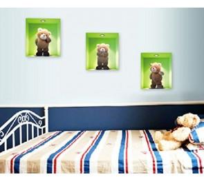 wall dcor cute teddy design,