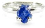 Sterling Silver Tanzanite Handmade Rough, Rings Type : Prong Ring