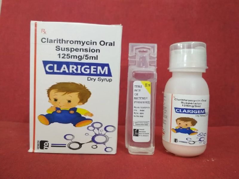 Clarithromycin 125mg/5ml Oral Suspension