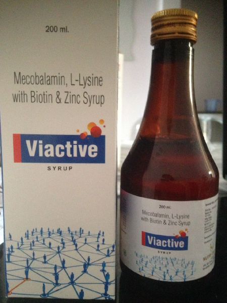 Mecobalamin, L-Lysine with Biotin & Zinc Syrup