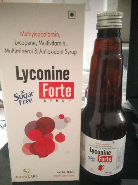 Methylcobalamin, Lycopene, Multivitamin, Multimineral & Antioxidant Syrup