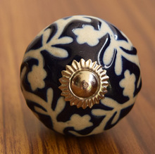  Ceramic Door Knobs, for Cabinet, Drawer, Dresser, Wardrobe