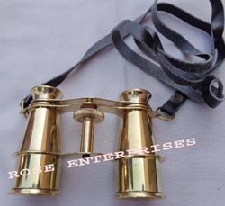 Nautical Brass Pocket Binocular, Size : 4 inch