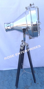 Nautical Search Spot light W Tripod Stand