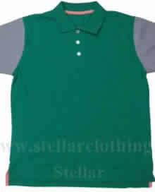 Cut And Sew Polo T-Shirt