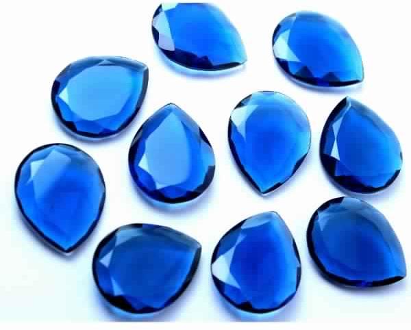 Blue Quartz Faceted Gemstone
