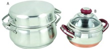Stainless Steel Cookware Set Fry Pots Pans Saucepan Casserole