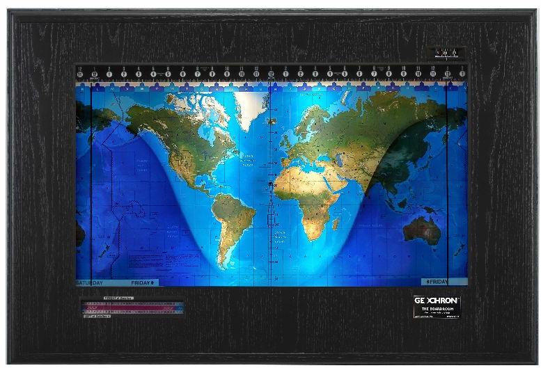 Geochron Digital 4k World Time Clock