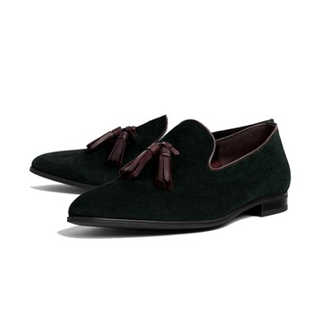 Velvet Tassel Loafer shoes for men