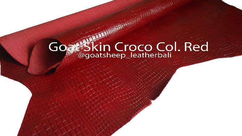 Goat Croco Col. Red