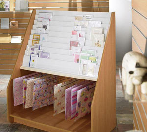 GREETING CARDS DISPLAY STAND