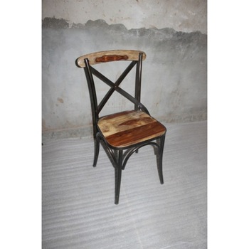 Vintage industrial chair/Metal dining room chair