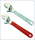 Polished 250-450gm Metal Adjustable Wrench, Feature : Foldable, High Durability, High Performance