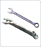 Polished Metal Combination Spanners, Length : 0-15mm