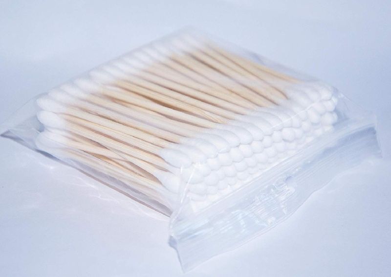 Cotton Absorbent Gauze Swab Sticks, for Clinic, Hospital, Laboratory, Feature : Disposable, Light Weight