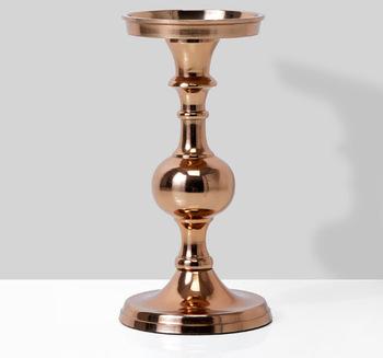 Copper Pillar Candle Holder, for Home Decoration