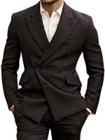 Peak Lapel Double Breasted Party Wear Tuxedo