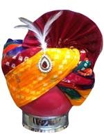 Wedding Turban, Color : Multicolor