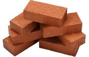 Industrial Red Clay Brick, Form : Soild