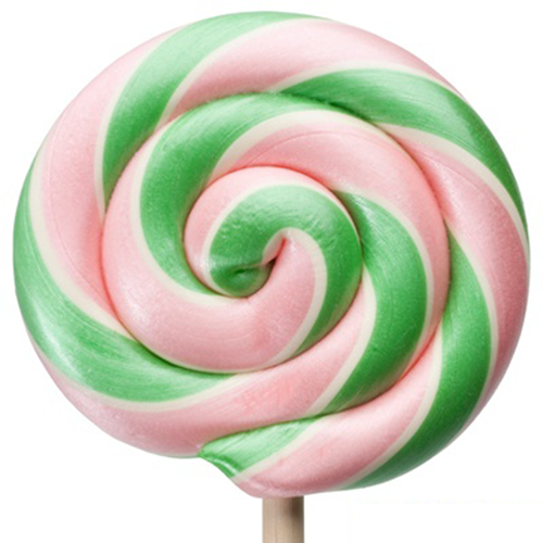peppermint swirl lollipops