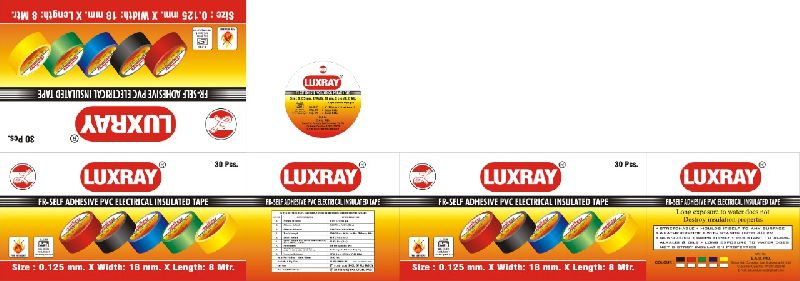 Luxray Plain Electrical Insulation Tape, Feature : Heat Resistant, Premium Quality