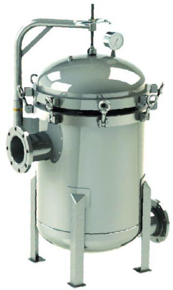 BAG FILTER HOUSING WITH DAVIT ( BOLTED CLOSURE )