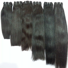 Hair Weft, Color : Natural Black
