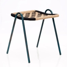 Iron Stool cloth rope seat