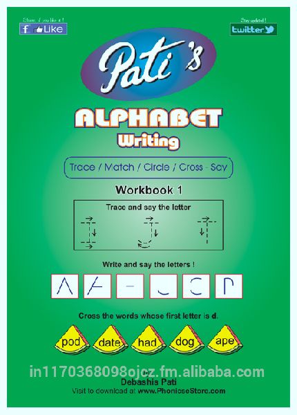 Alphabet writing book