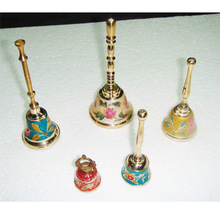 Hand Bell Brass Handicraft Colorful