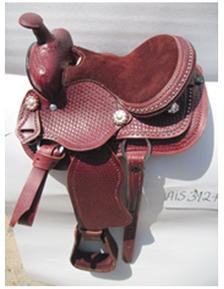 Indian Leather Western Horse Saddle
