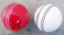 White Cricket Ball Leather