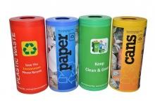 GR-716 Color Coded Recycle bin, Size : D330 x H780mm