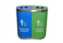 Stainless Steel Duo Recycle Containers