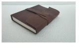 Soft Leather Diary, Color : Brown