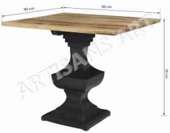 INDUSTRIAL SQUARE CAFE DINING TABLE