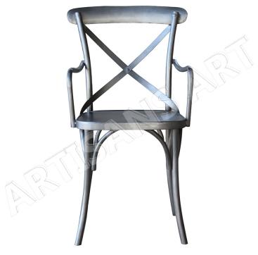 Vintage Industrial Dining Arm Chair