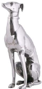 Metal ALUMINIUM MADE DOG FIGURINE, for Home Decoration, Style : DECORATIVE, Indian