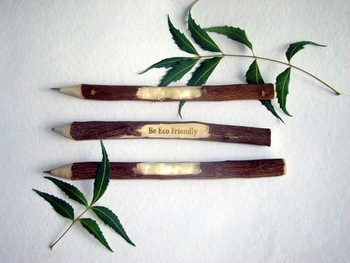Natural neem Pencil wooden Handicraft