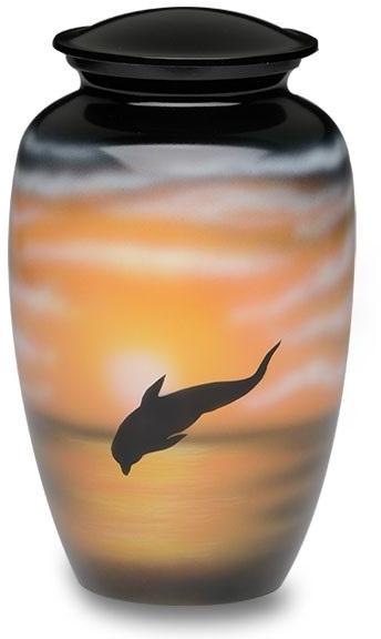 Jumping Dolphin Cremation Urns