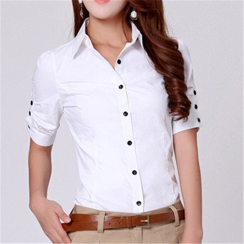 Plain Ladies Cotton Shirts, Size : M, XL
