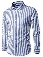 Cotton Mens Striped Formal Shirts, Occasion : Casual Wear, Office Wear, Party Wear