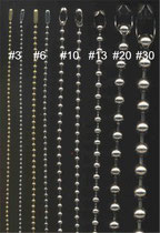 Metal ball chain