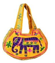 Rajasthani Elephant Print Mirror Bag