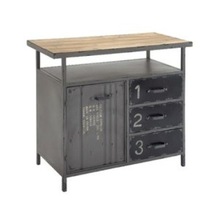 Recycled Metal Cabinet with drawer