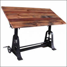 Table Crank Base Dining Table