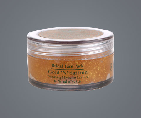 Gold and Saffron Face Pack