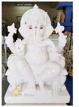 PK Stone Marble Ganesh Murti